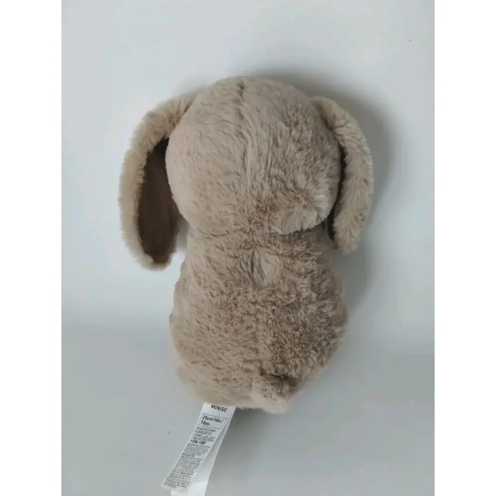 Miniso Baby Lamb Baa Brown Rabbit Soft Plush Stuffed Animal 10”